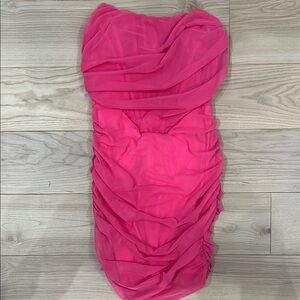 Superdown Mesh Mini Dress